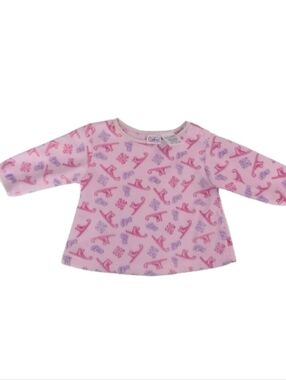 Pink and Purple Patterned Baby Sweater